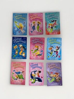 The Secret Mermaid Lot Of 8; Books 1-6, 8, 9 Usborne Paperback Incomplete Set